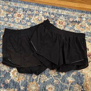 lululemon athletica Black Athletic Shorts 12 Tall